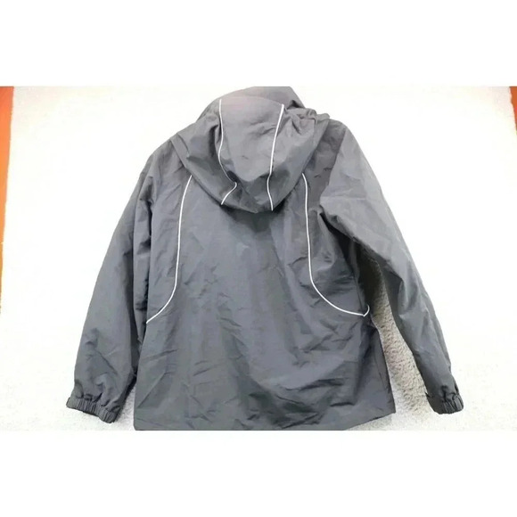 Outfitters by Lands End Women's Windbreaker/Rain Hooded Jacket-Small - Picture 9 of 12